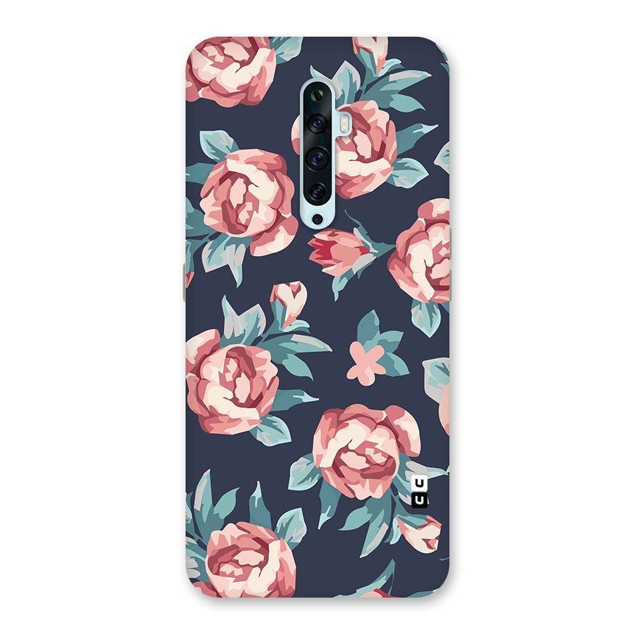 Flowers Painting Back Case for Oppo Reno2 Z