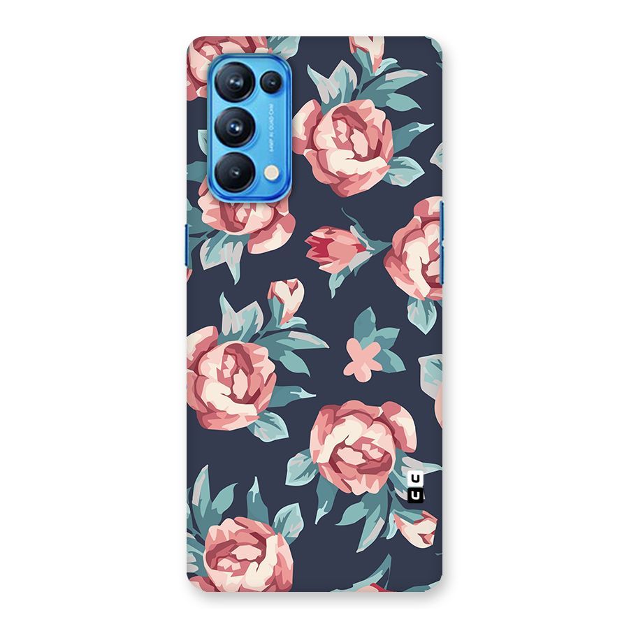 Flowers Painting Back Case for Oppo Reno5 Pro 5G