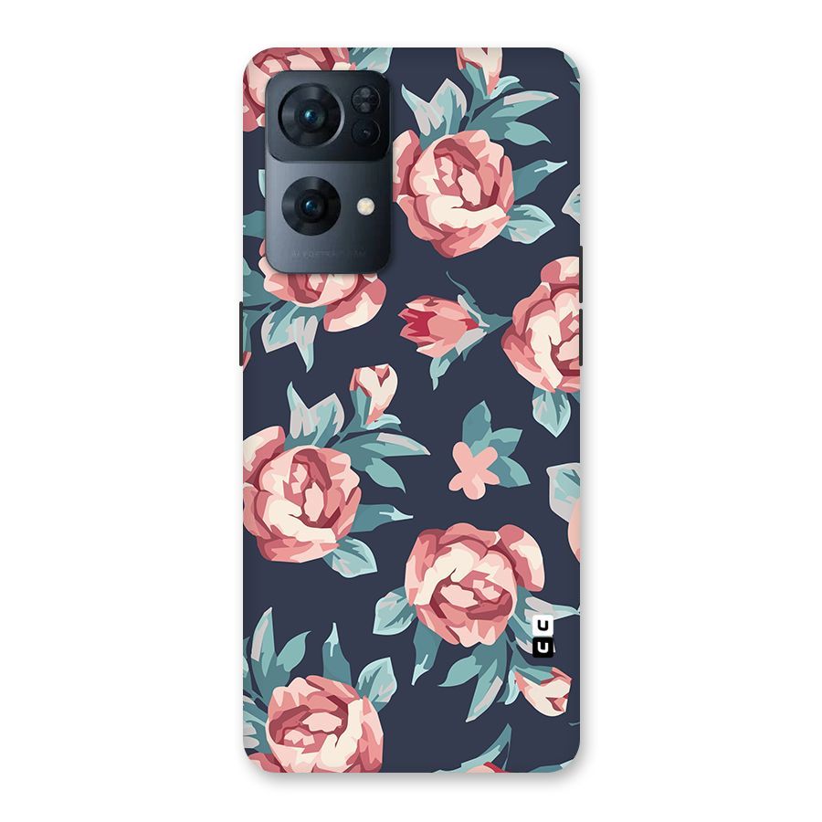 Flowers Painting Back Case for Oppo Reno7 Pro 5G