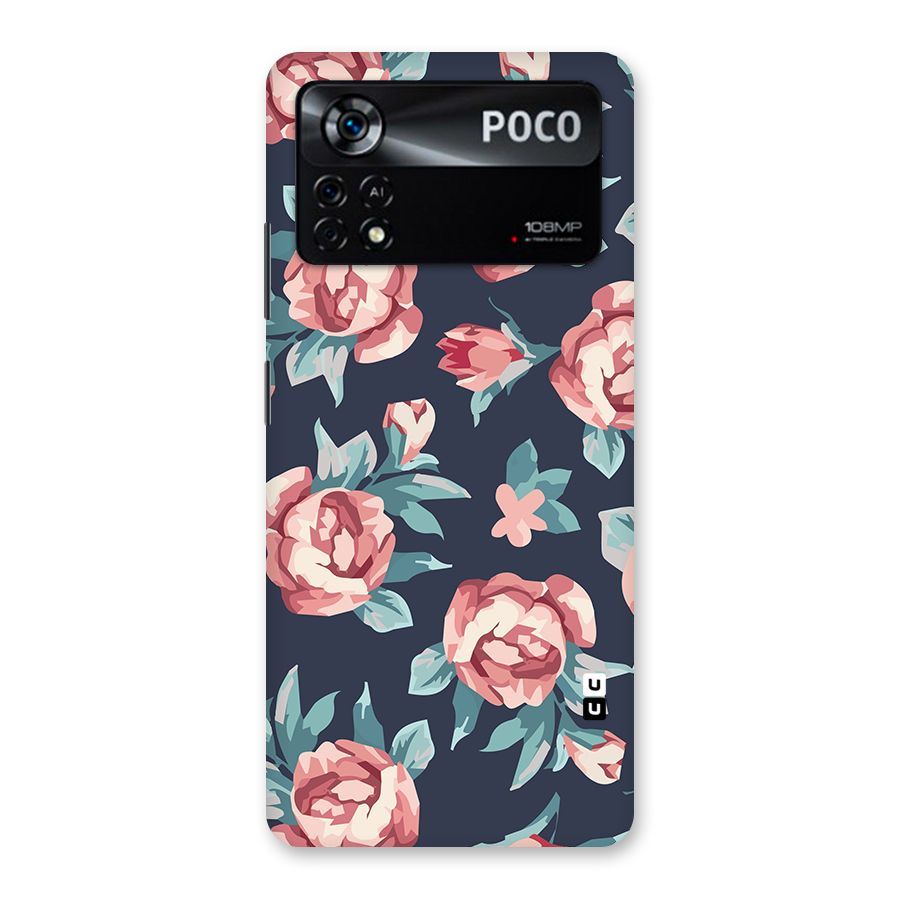 Flowers Painting Back Case for Poco X4 Pro 5G