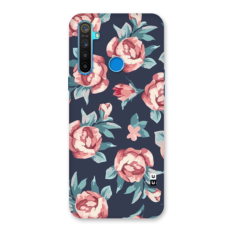 Flowers Painting Back Case for Realme 5