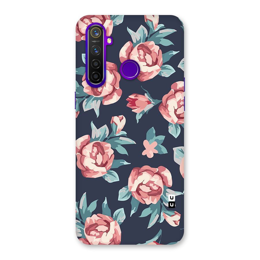Flowers Painting Back Case for Realme 5 Pro