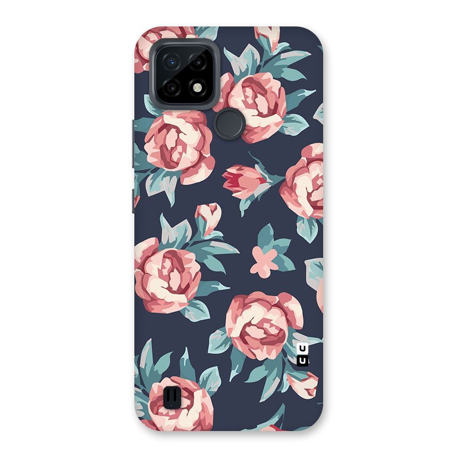 Flowers Painting Back Case for Realme C21