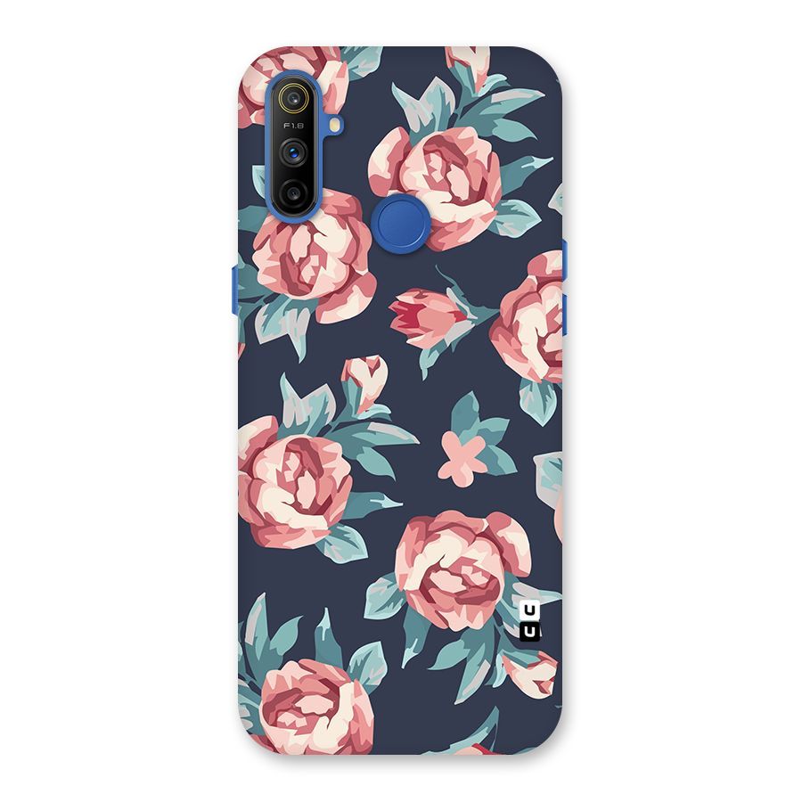 Flowers Painting Back Case for Realme Narzo 10A