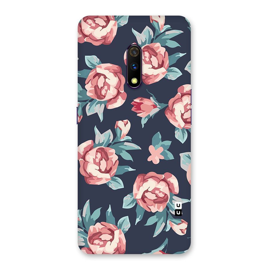 Flowers Painting Back Case for Realme X