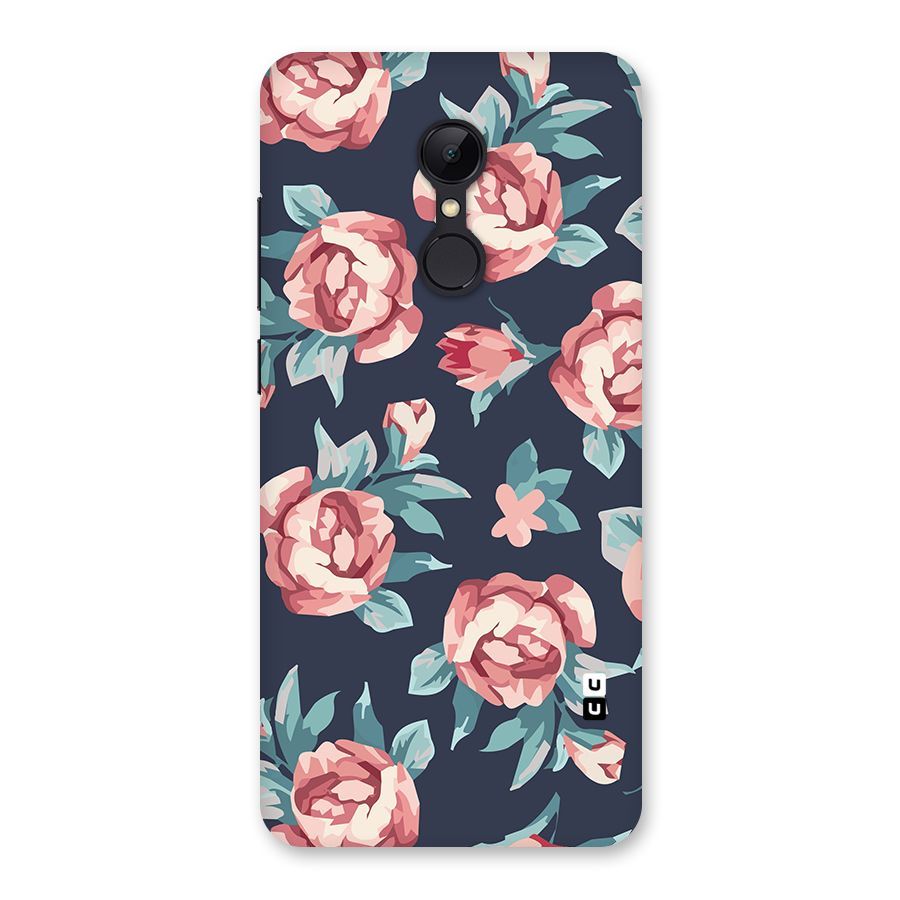 Flowers Painting Back Case for Redmi 5