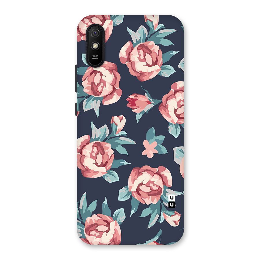 Flowers Painting Back Case for Redmi 9A