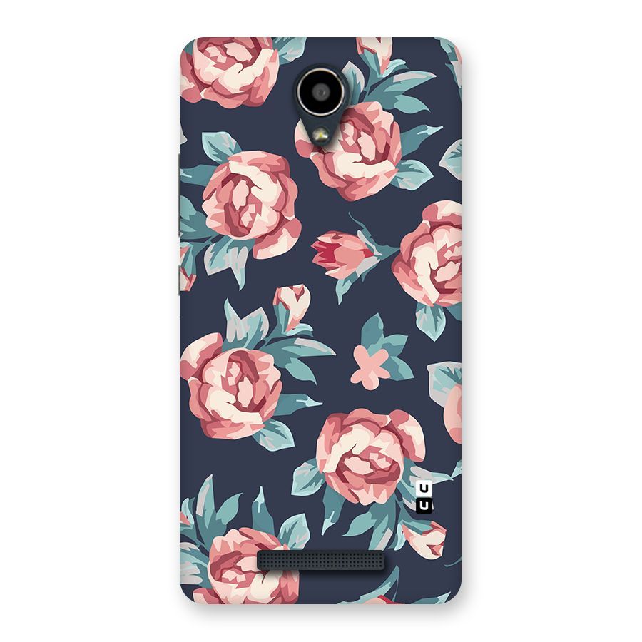 Flowers Painting Back Case for Redmi Note 2