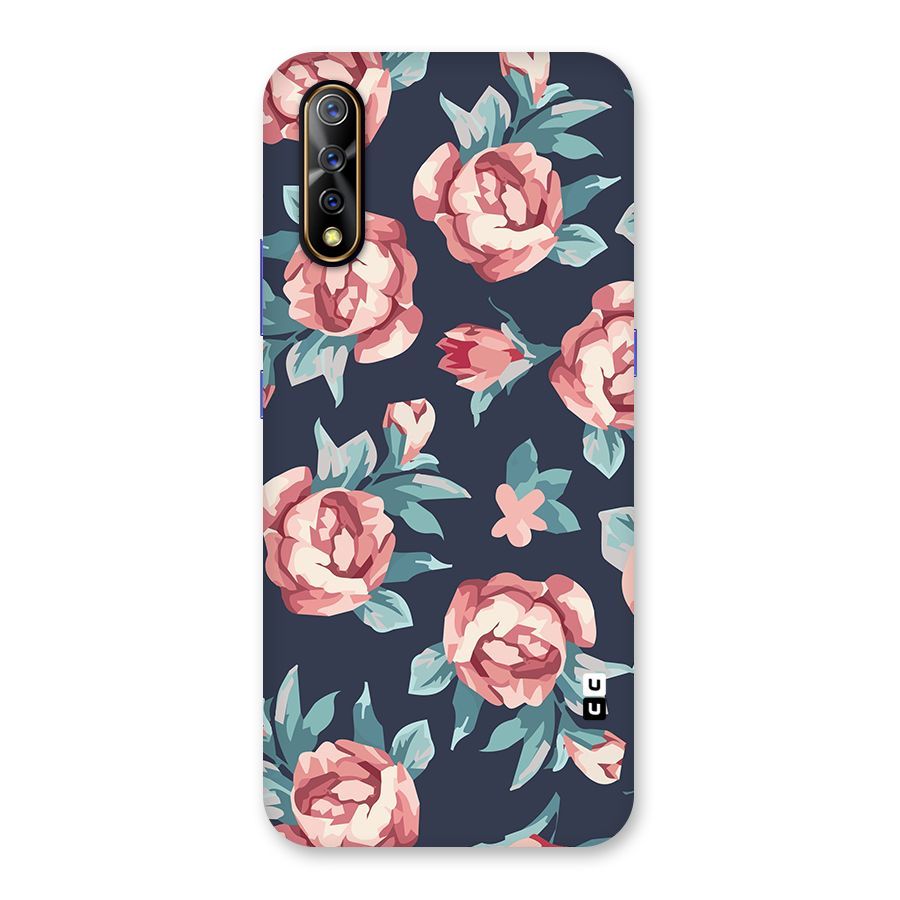 Flowers Painting Back Case for Vivo S1