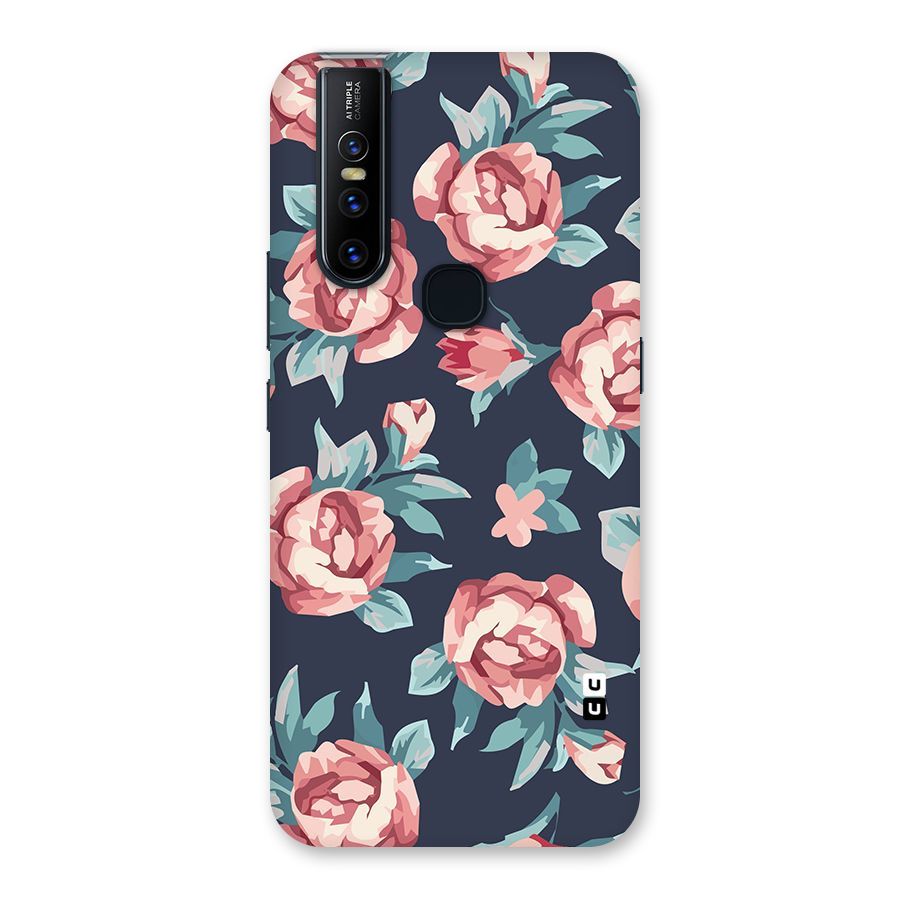 Flowers Painting Back Case for Vivo V15