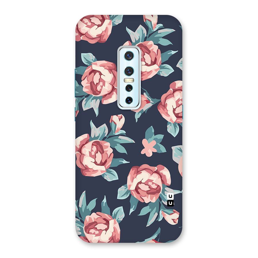 Flowers Painting Back Case for Vivo V17 Pro