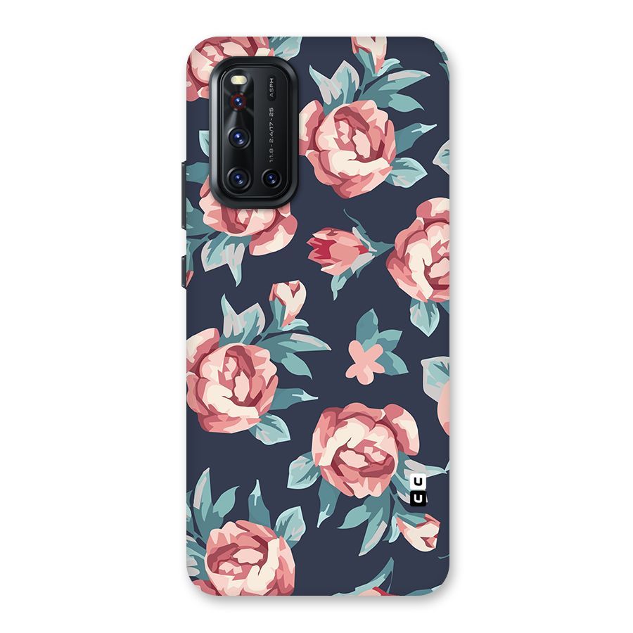 Flowers Painting Back Case for Vivo V19