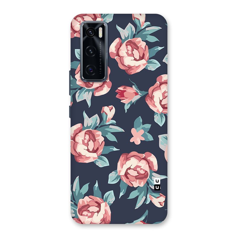 Flowers Painting Back Case for Vivo V20 SE