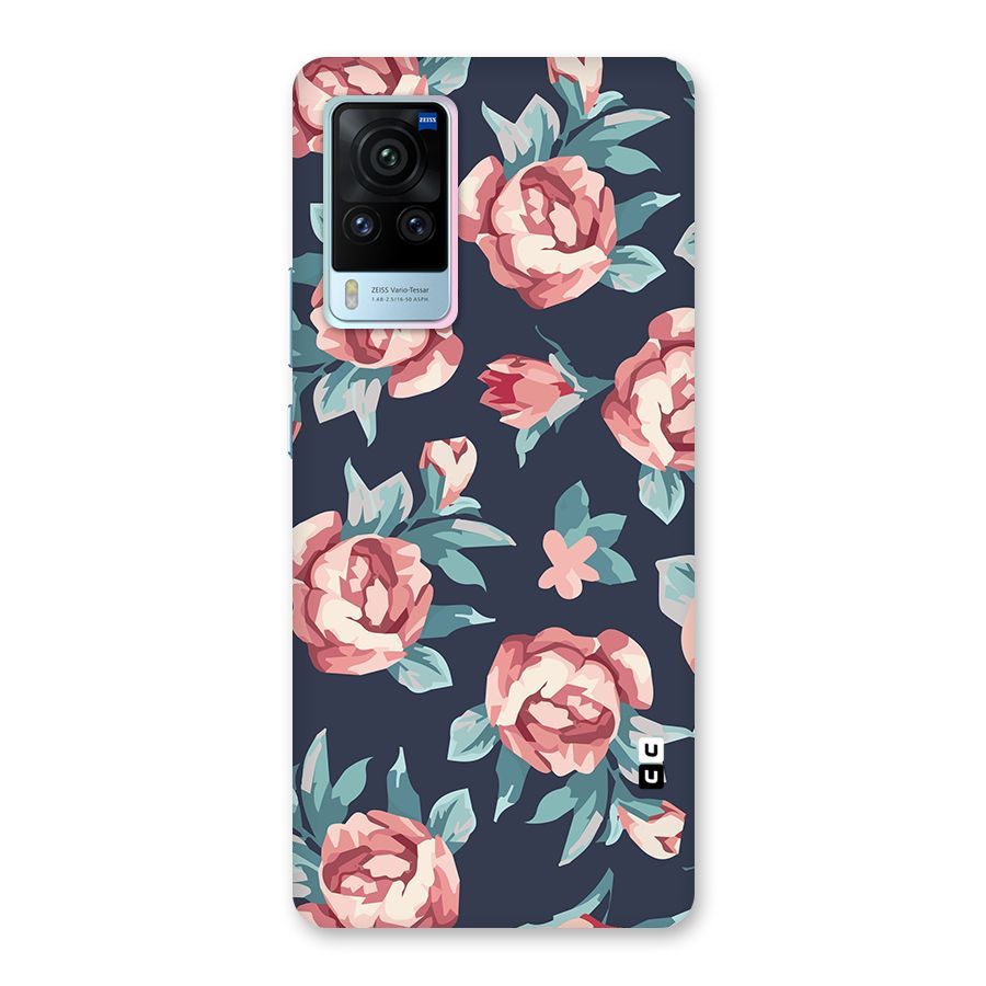 Flowers Painting Back Case for Vivo X60 Pro