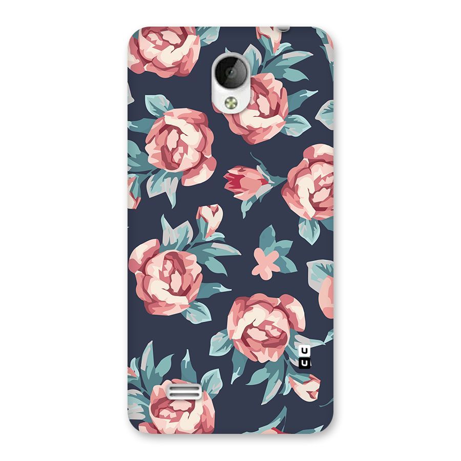 Flowers Painting Back Case for Vivo Y21
