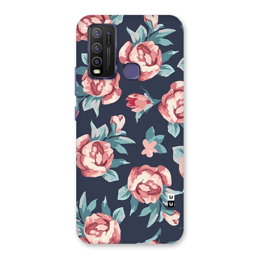 Flowers Painting Back Case for Vivo Y50