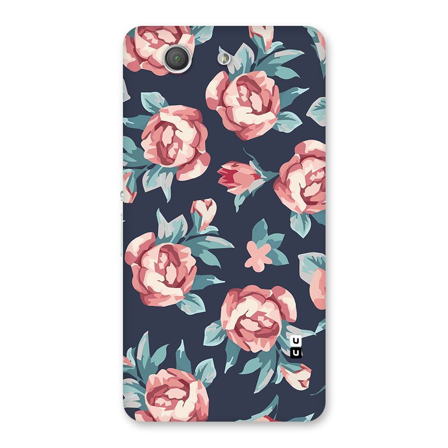 Flowers Painting Back Case for Xperia Z3 Compact