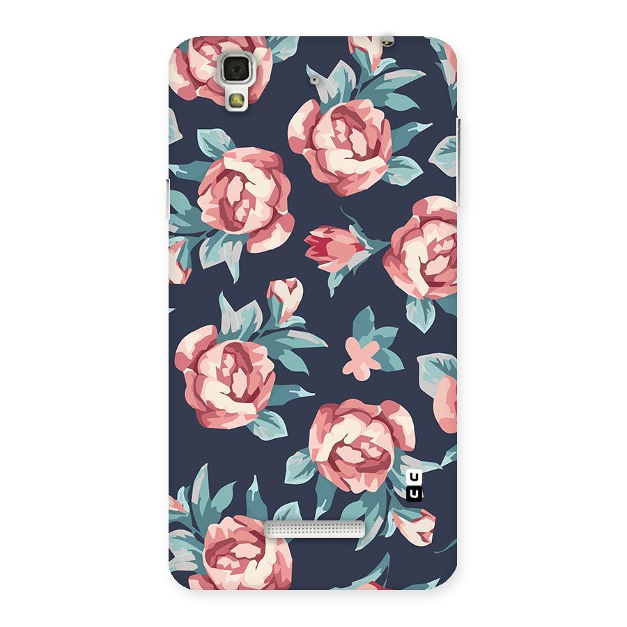 Flowers Painting Back Case for Yu Yureka
