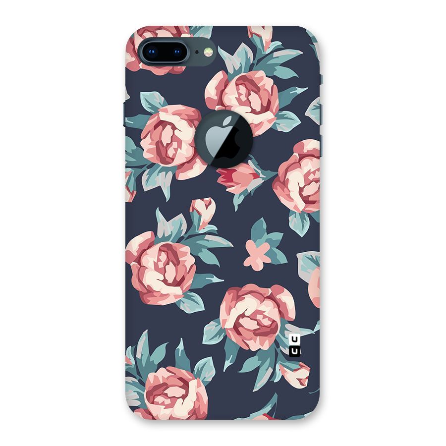 Flowers Painting Back Case for iPhone 7 Plus Logo Cut