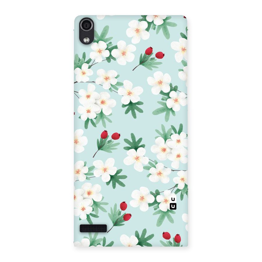 Flowers Pastel Back Case for Ascend P6