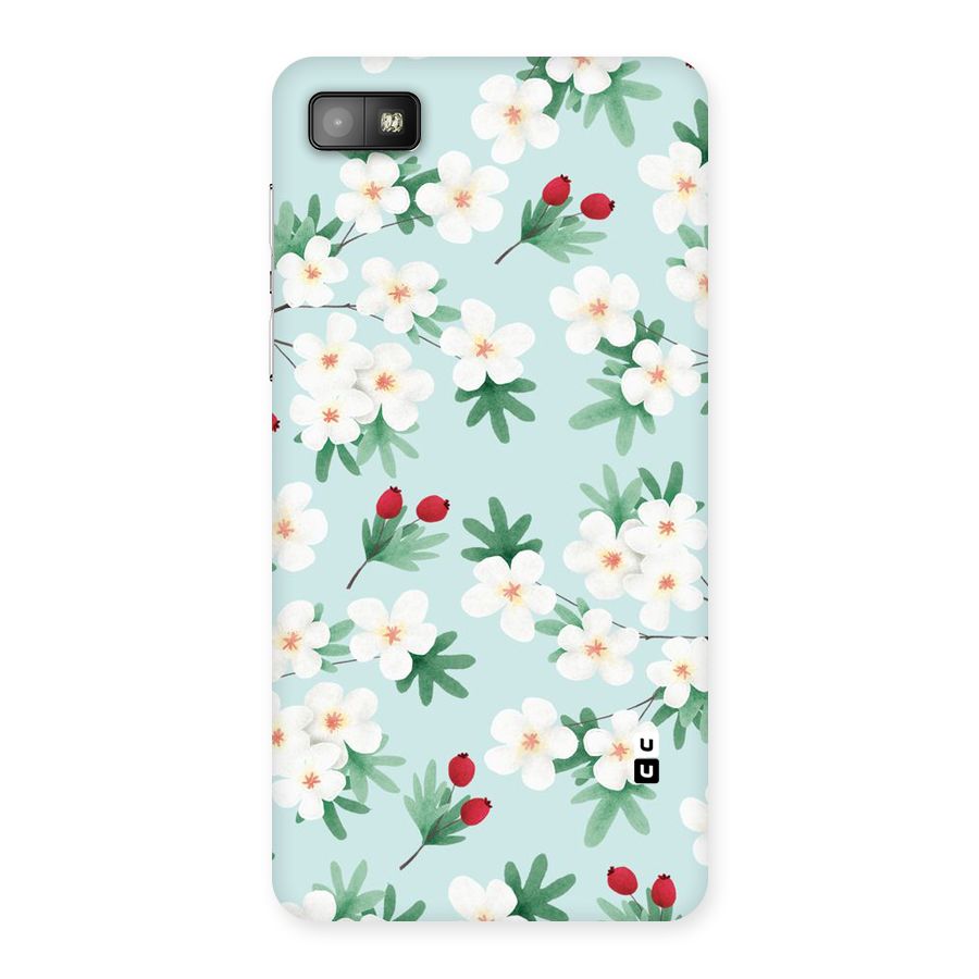 Flowers Pastel Back Case for Blackberry Z10