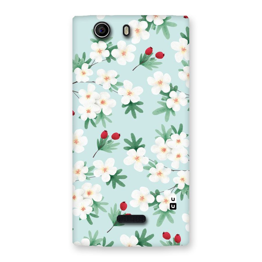 Flowers Pastel Back Case for Canvas Nitro 2 E311