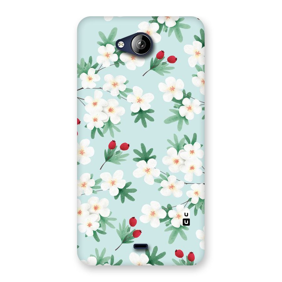 Flowers Pastel Back Case for Canvas Play Q355
