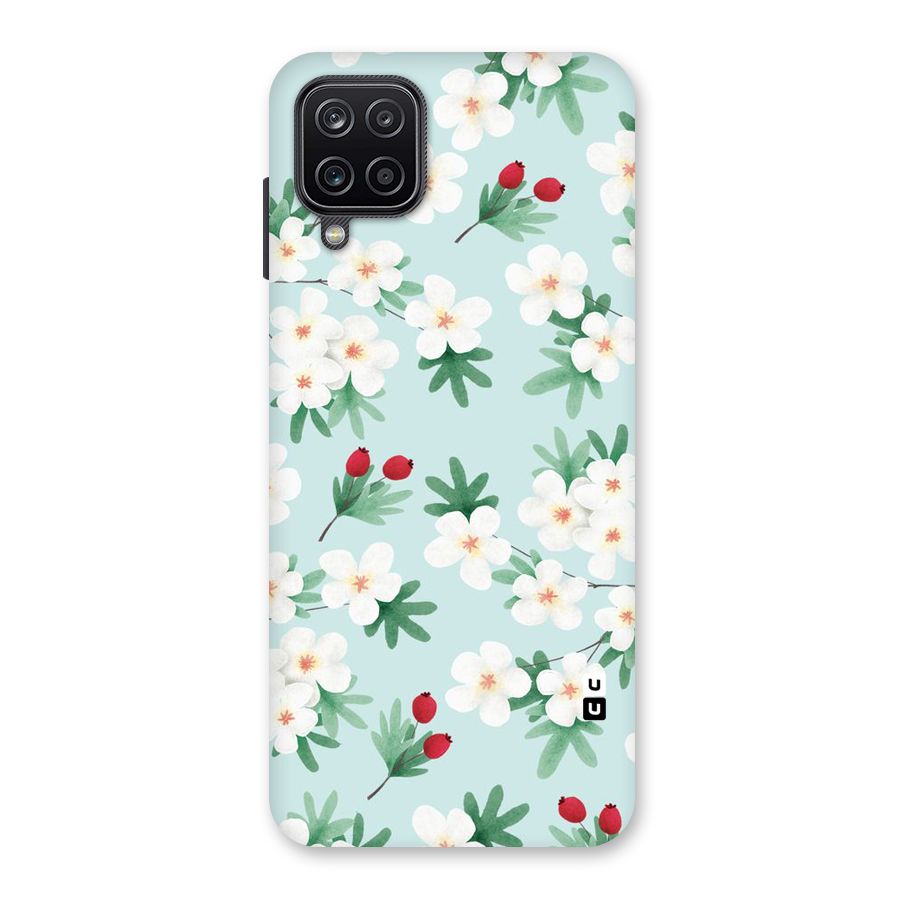 Flowers Pastel Back Case for Galaxy A12