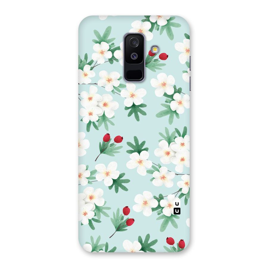 Flowers Pastel Back Case for Galaxy A6 Plus