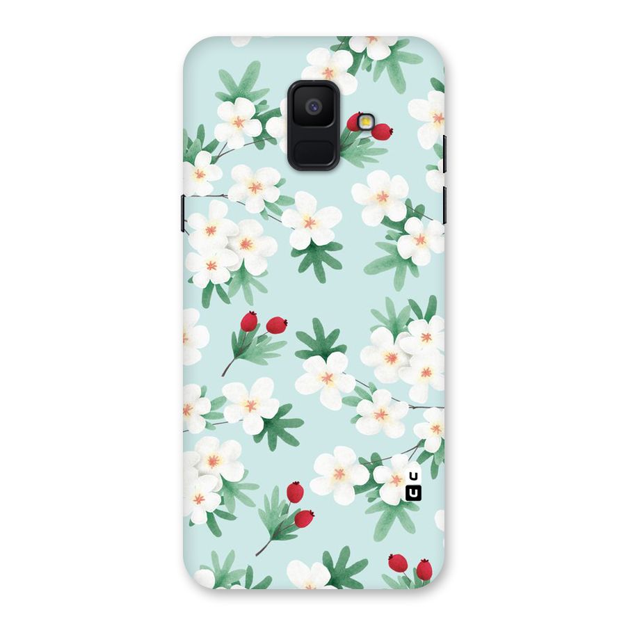 Flowers Pastel Back Case for Galaxy A6 (2018)