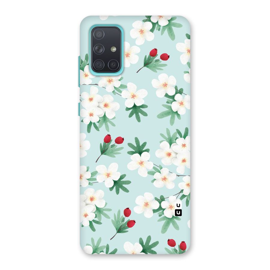 Flowers Pastel Back Case for Galaxy A71