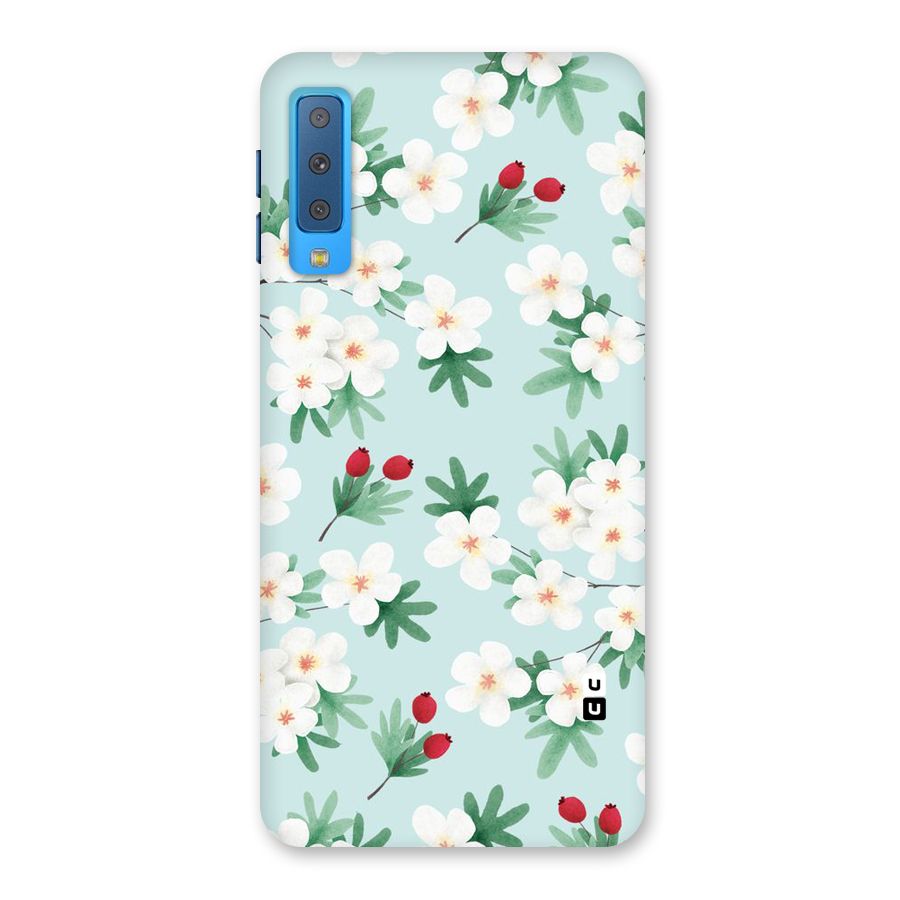 Flowers Pastel Back Case for Galaxy A7 (2018)