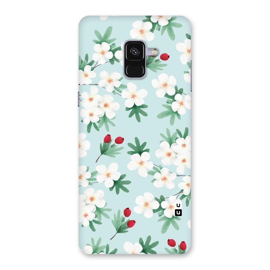 Flowers Pastel Back Case for Galaxy A8 Plus