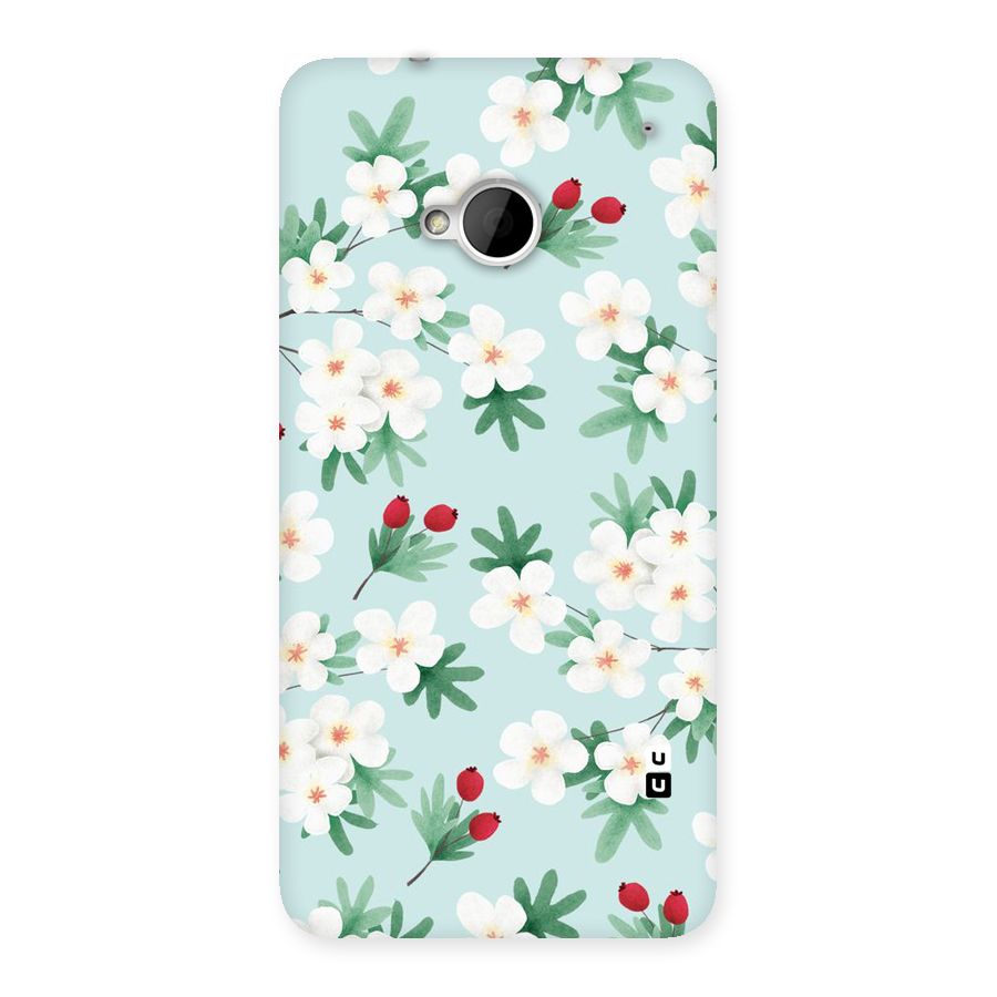 Flowers Pastel Back Case for HTC One M7