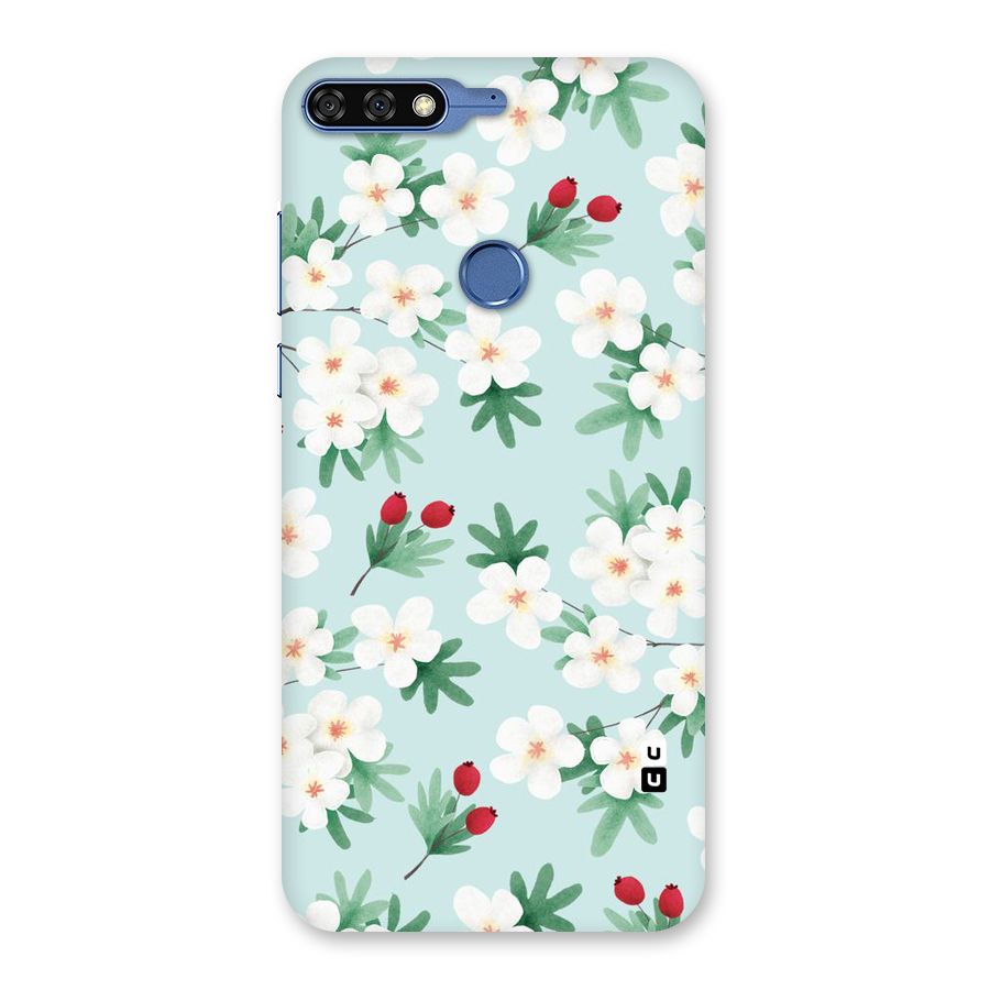 Flowers Pastel Back Case for Honor 7C