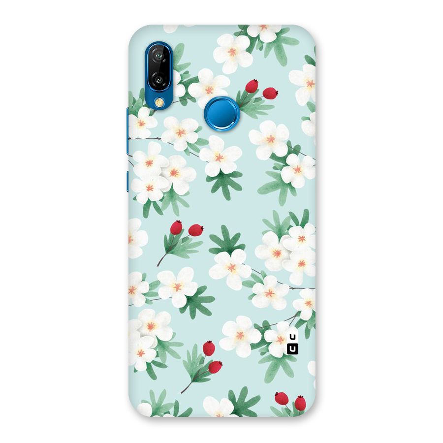 Flowers Pastel Back Case for Huawei P20 Lite