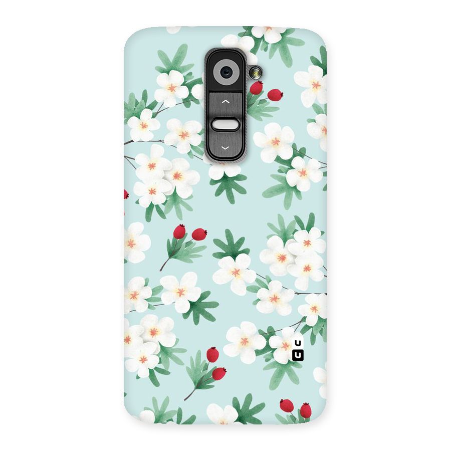 Flowers Pastel Back Case for LG G2