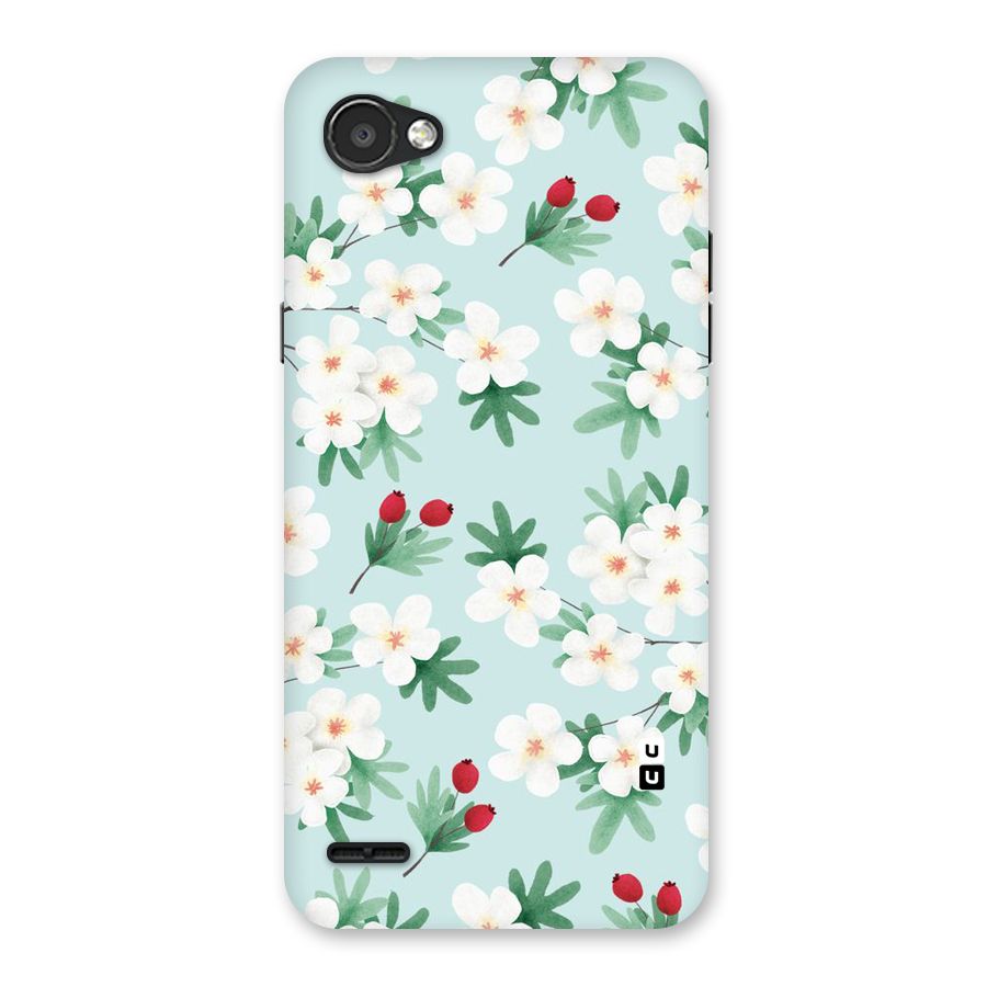 Flowers Pastel Back Case for LG Q6