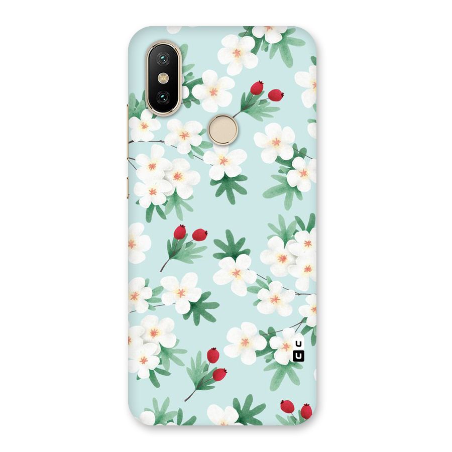 Flowers Pastel Back Case for Mi A2