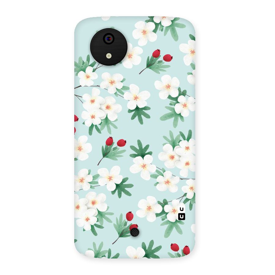 Flowers Pastel Back Case for Micromax Canvas A1