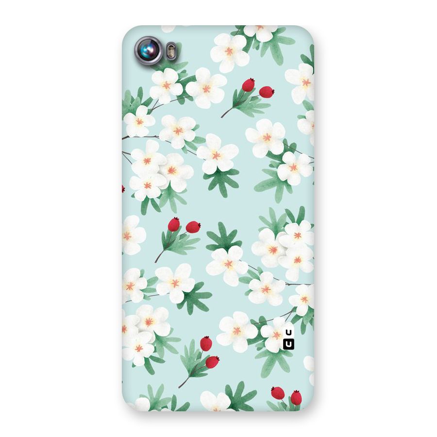 Flowers Pastel Back Case for Micromax Canvas Fire 4 A107