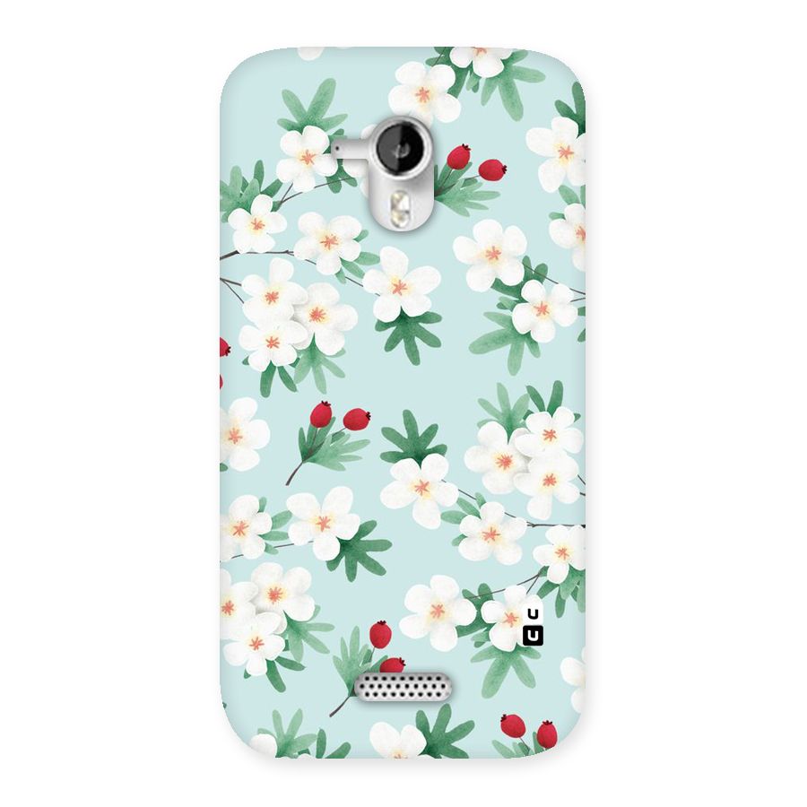 Flowers Pastel Back Case for Micromax Canvas HD A116
