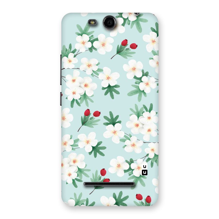 Flowers Pastel Back Case for Micromax Canvas Juice 3 Q392