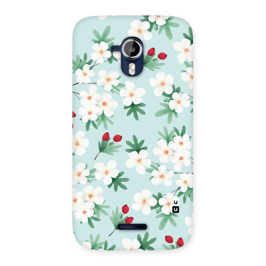 Flowers Pastel Back Case for Micromax Canvas Magnus A117