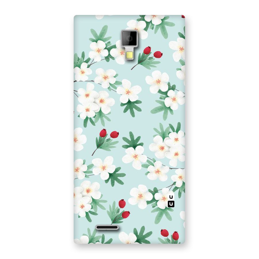 Flowers Pastel Back Case for Micromax Canvas Xpress A99