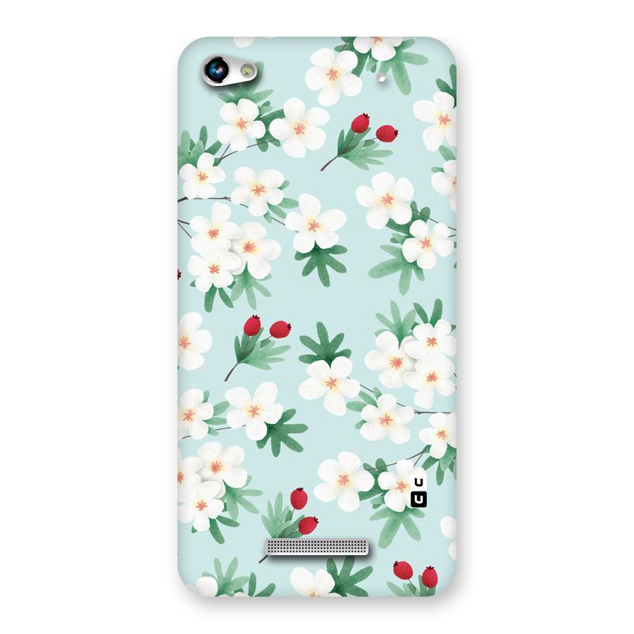 Flowers Pastel Back Case for Micromax Hue 2