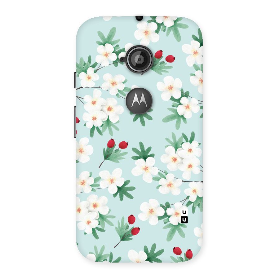 Flowers Pastel Back Case for Moto E 2nd Gen