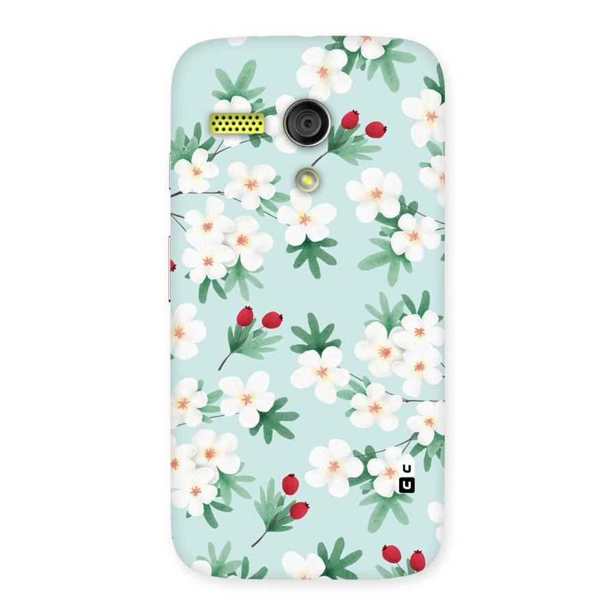 Flowers Pastel Back Case for Moto G