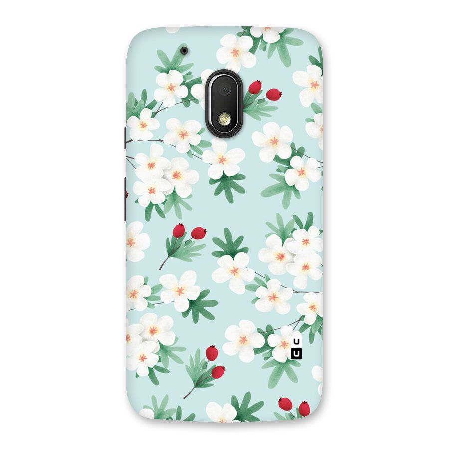 Flowers Pastel Back Case for Moto G4 Play