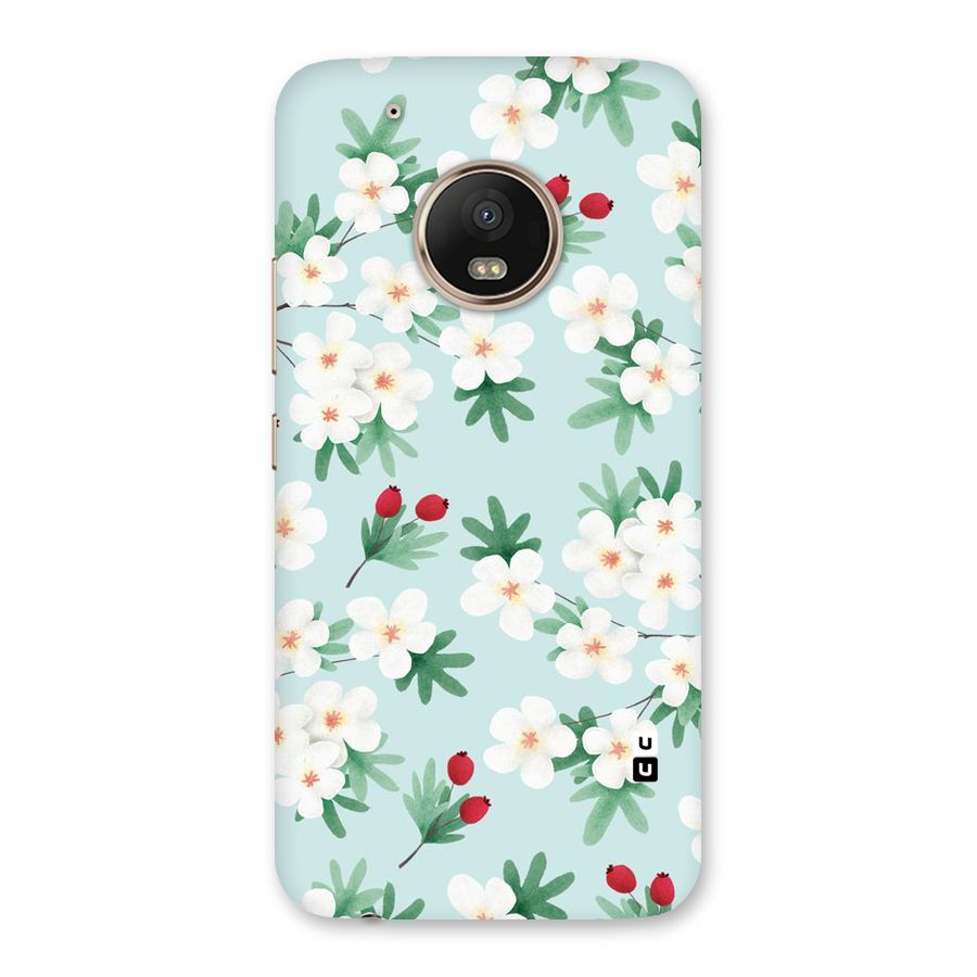 Flowers Pastel Back Case for Moto G5 Plus
